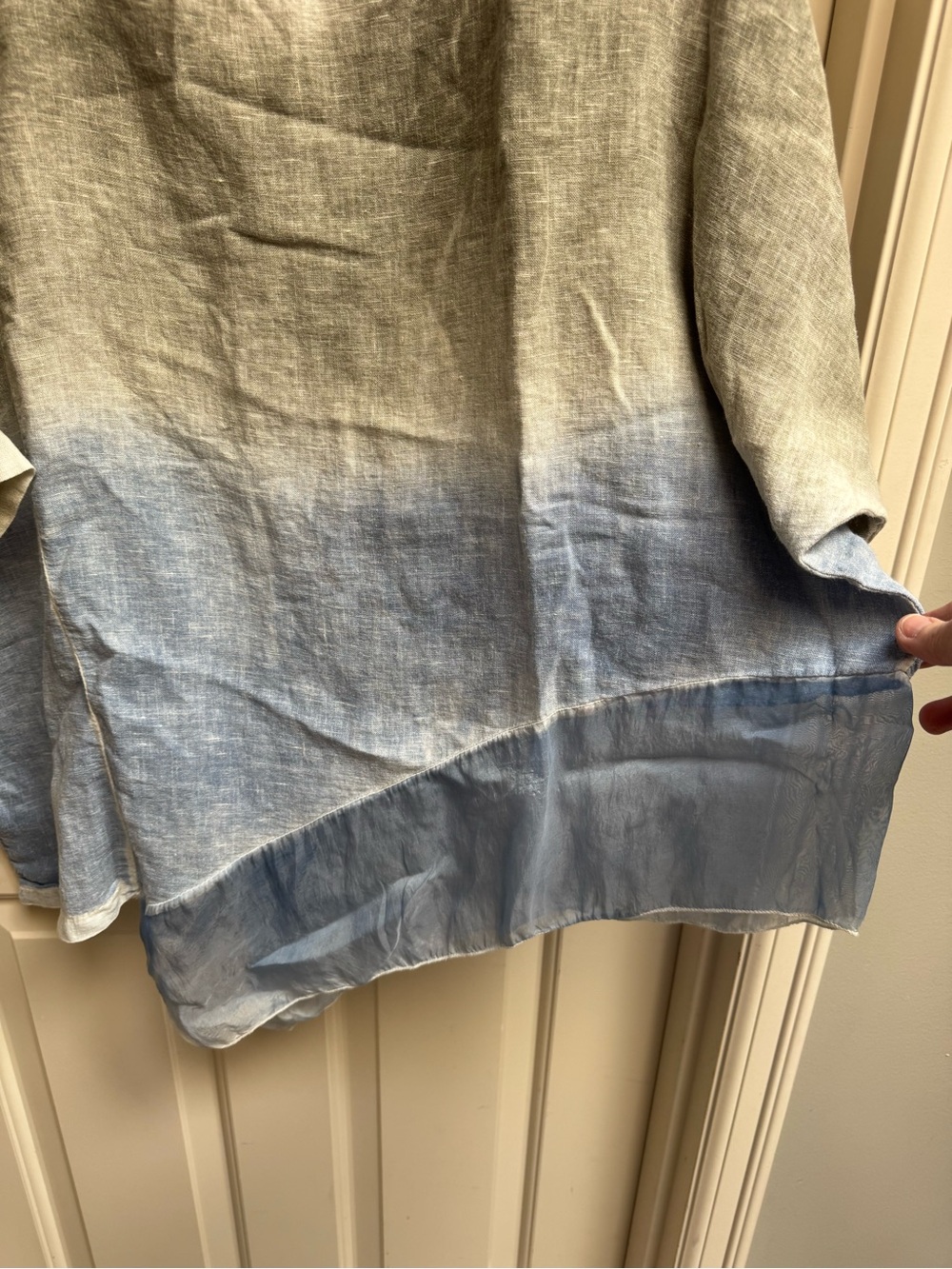 Belle France Linen Tunic Made In Italy - Picture 4 of 6